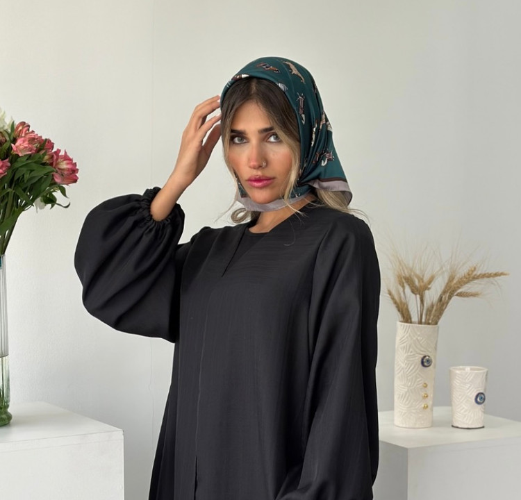 مینی اسکارف هرمس سبز