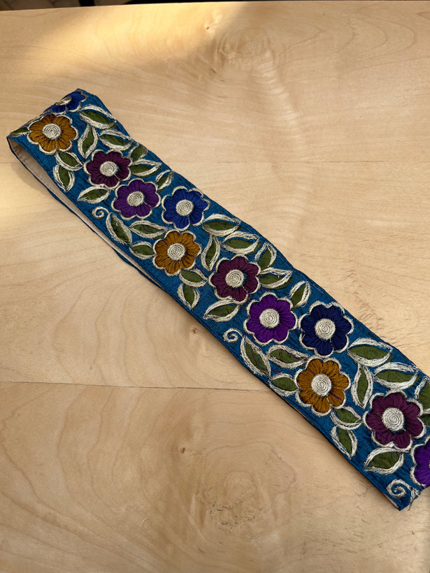 کمربند سوزن دوزی flower